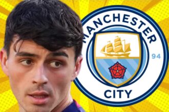Pedri mira con atención mientras su amigo se marcha del Barça hacia el futuro.